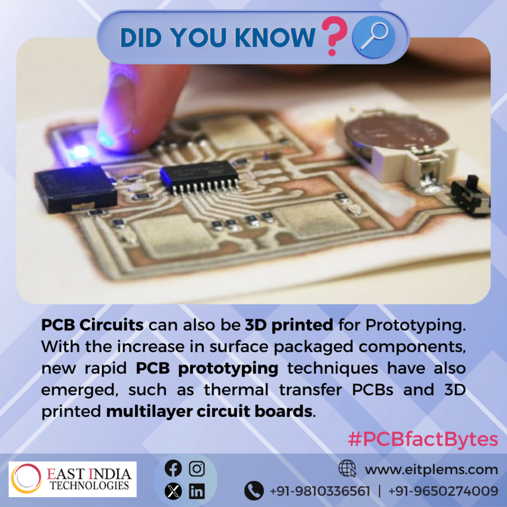 3D printed PCB for prototyping